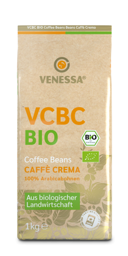 Venessa VCBC BIO Caffe Crema Ganze Bohne Kaffeebohne 1x1kg